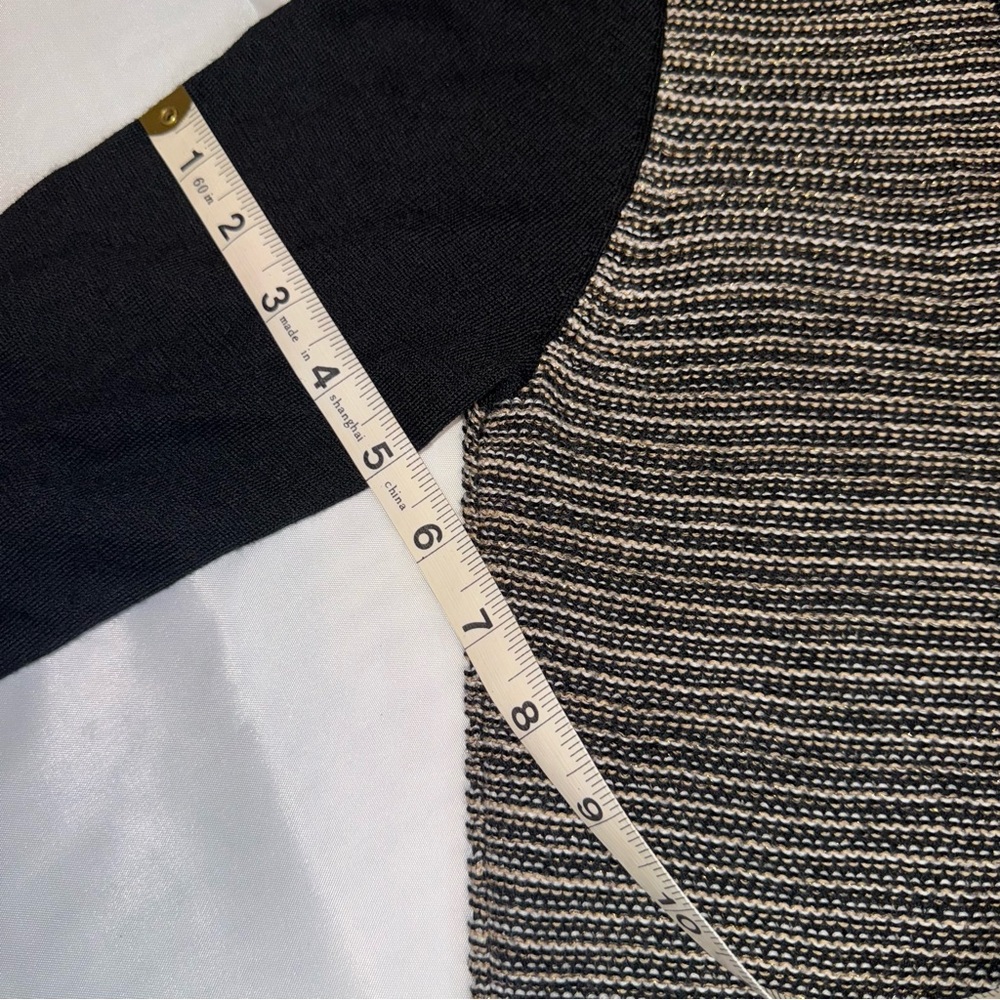 LOFT Black Gold Women's Lightweight V-Neck
Cardigan Sweater Chic Casual Classy - Picture 7 of 10
